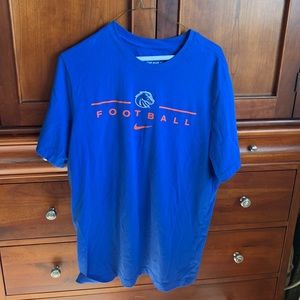 A Large Boise State football shirt. Has never been worn. Nike DRI- FIT